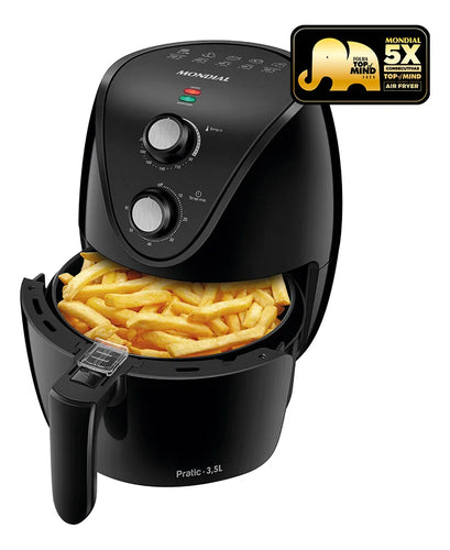 Imagem 1 de 6 de Fritadeira De Ar Af-35-bf Air Fryer 3,5l Preta Mondial