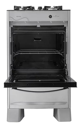 Imagem 4 de 6 de Fogão De Piso 4 Bocas Mesa Vidro Neo Glass Suggar Bivolt
