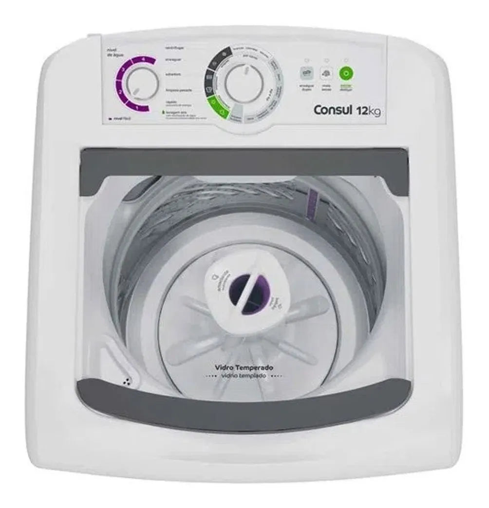 Máquina de Lavar Consul Cwh12bb Branca 12kg com Dosagem Econômica e Ciclo Edredom - Image 3