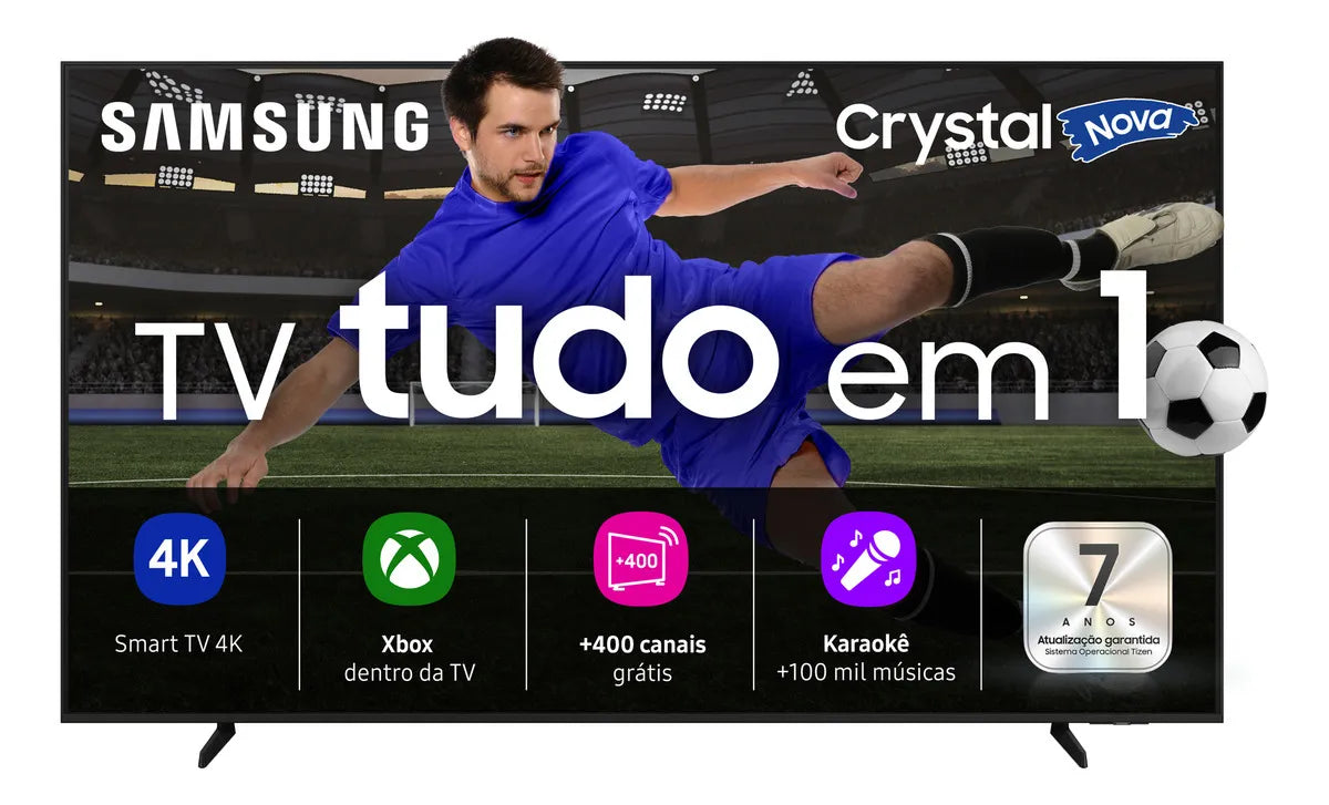 Smart Tv U8600f Crystal Uhd 4k 50 2025 Preto Samsung - Image 1