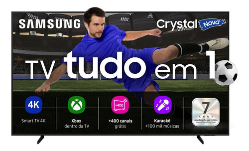 Imagem 1 de 8 de Smart Tv U8600f Crystal Uhd 4k 50 2025 Preto Samsung