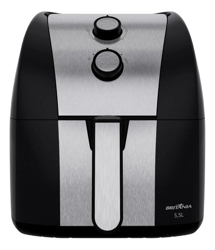 Imagem 3 de 6 de Britânia air fryer BFR51 5,5L antiaderente gold potência de 1500w cor preto
