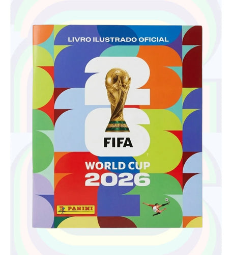 Imagem 5 de 6 de Kit Album Copa Do Mundo Fifa 2026 Capa Mole + Figurinhas