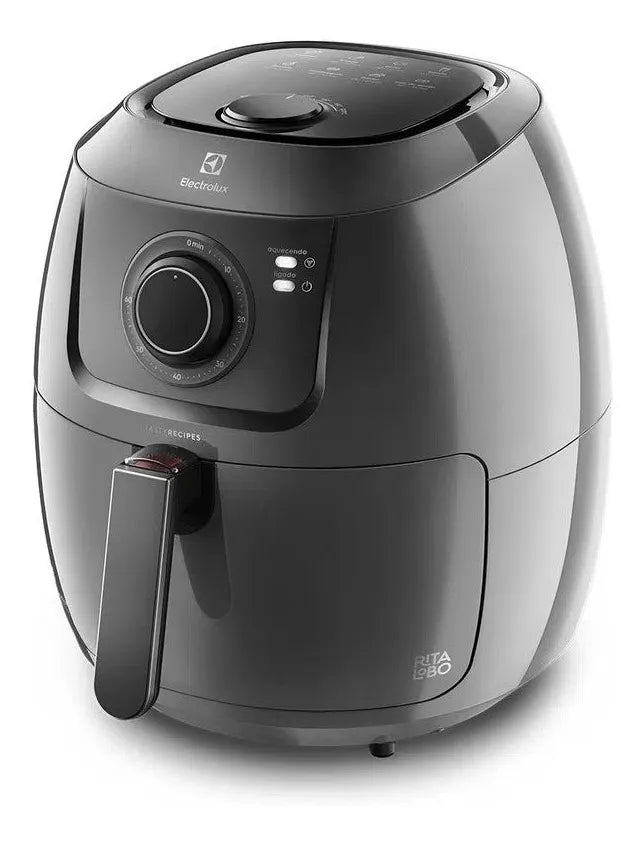 Air Fryer Fritadeira Sem Óleo Elétrica Electrolux 6,5l Family Cesto Removível Com Timer 1700w De Potência Eaf50 Grafite Efficient Por Rita Lobo - Image 2