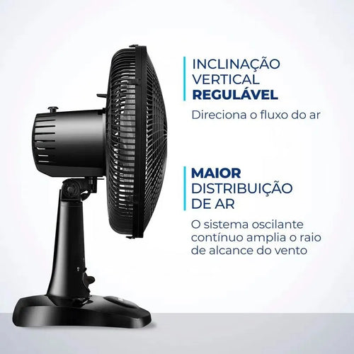 Imagem 3 de 6 de Ventilador de Mesa 30cm Super Power Mondial 60W VSP-30-B