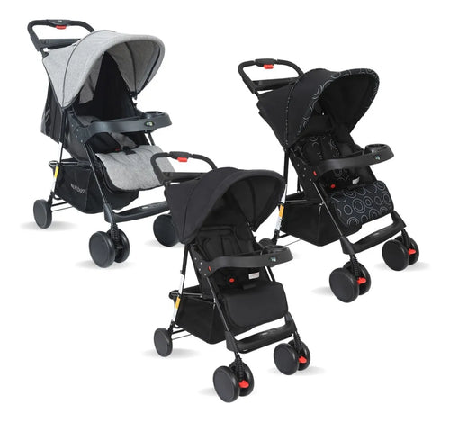 Imagem 1 de 5 de Carrinho De Bebê Passeio Allday Modo Berço Maxi Baby