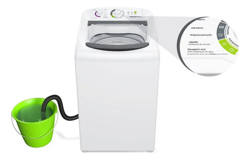 Imagem 6 de 6 de Máquina de Lavar Consul Cwh12bb Branca 12kg com Dosagem Econômica e Ciclo Edredom