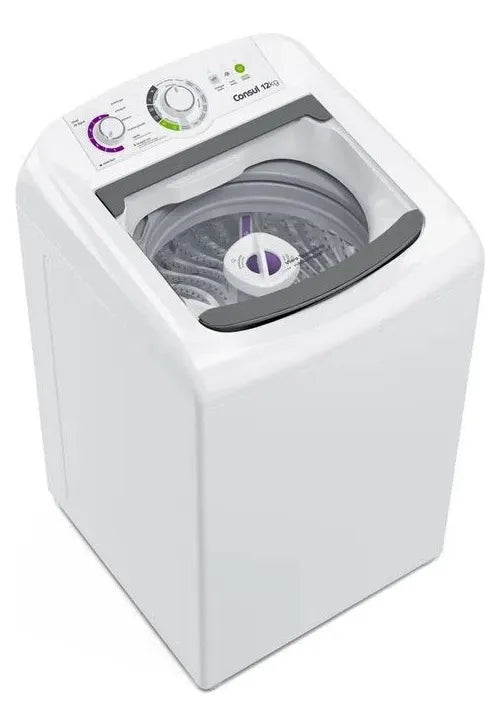 Máquina de Lavar Consul Cwh12bb Branca 12kg com Dosagem Econômica e Ciclo Edredom - Image 1