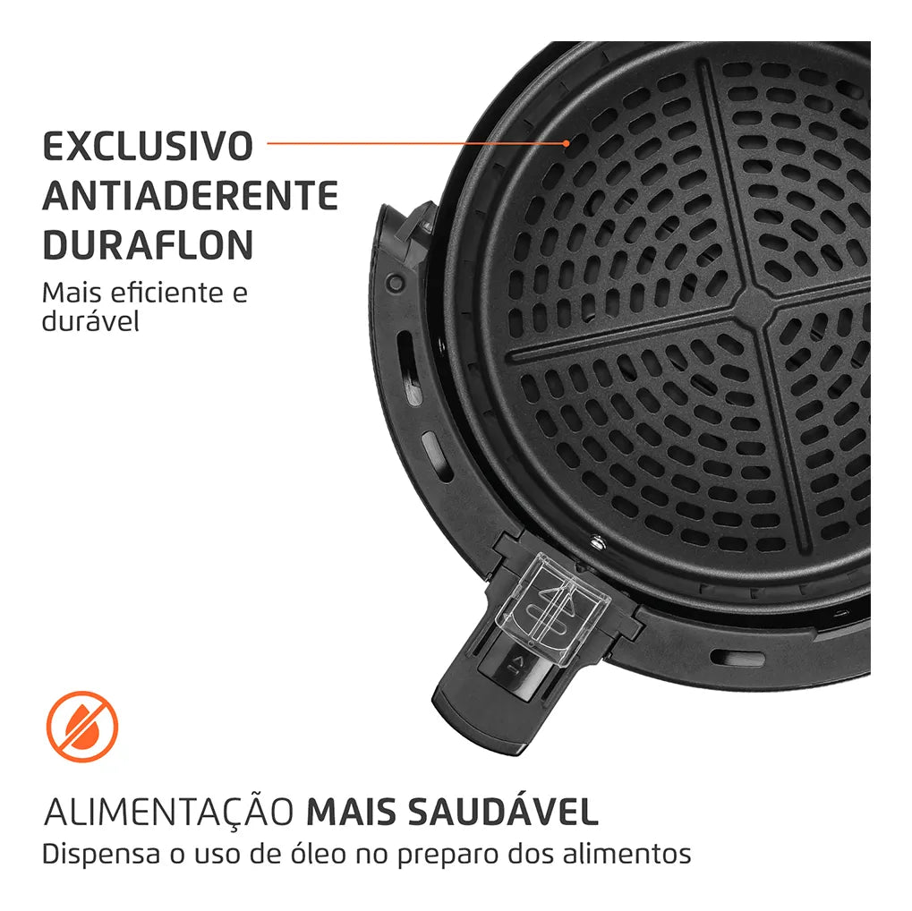 Fritadeira De Ar Af-35-bf Air Fryer 3,5l Preta Mondial - Image 6